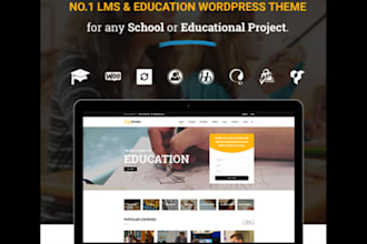 create an elearning lms wordpress website with learnpress or learndash