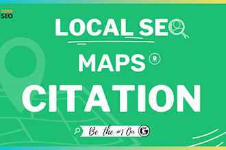 do manually google map citations for gmb ranking and local SEO