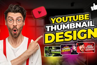 your professional and attractive clickbait youtube thumbnail maker