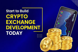 develop crypto exchange, binance clone, crypto wallet, ico