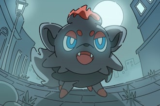 draw pokemon with a unique art style for you