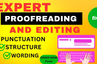 professionally proofread or edit your  writings