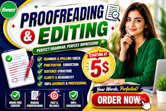 do proofreading and editing