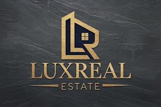 design real estate, custom, and corporate logo