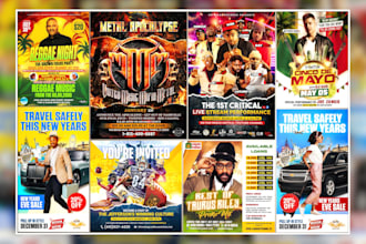 design your modern professional business flyer poster events banners