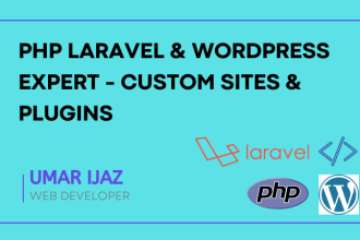 php laravel developer custom web developer and API integration