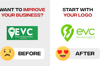 clean up your old startup, fintech logo design and symbol