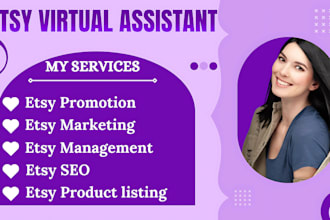 be your etsy store manager, etsy virtual assistant, etsy VA