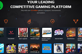 build online esport gaming n online tournament multiplayer web game