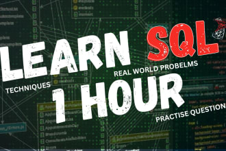 teach you how to query databases, oracle sql, mysql, ms access, sqlite