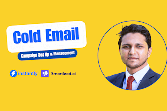 setup and manage cold email outreach campaigns on instantly ai or smartlead