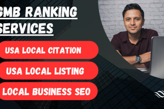 do 350 USA local citations USA local listing for gmb ranking