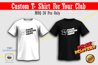 deliver your custom tshirt with free shipping