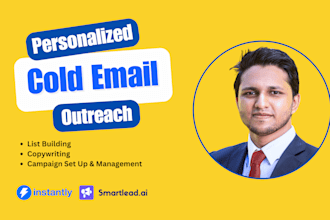 setup and manage cold email marketing campaigns