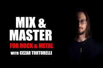 professionally mix and master your rock or metal song