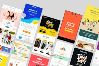 custom activecampaign HTML email template design for hubspot