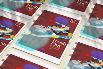 illustrate and design a poster for your needs