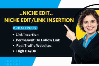 niche edits link inserts high quality dofollow seo backlinks link