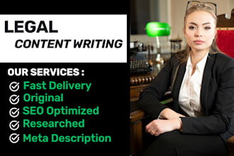 do legal blogs and legal content writing for your law firm