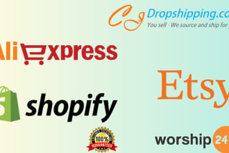 cj dropshipping, ali express services, etsy, shopify, import products