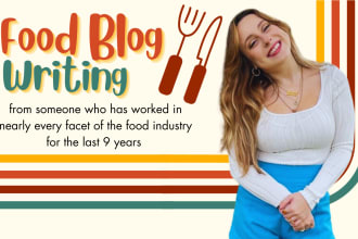 write for your food blog