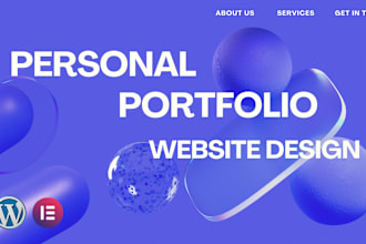 design and redesign responsive personal portfolio website and business website
