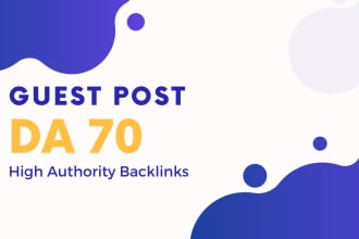 do guest posting on high DR website for seo backlinks