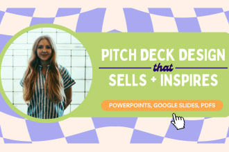 design your marketing or business proposal pitch deck