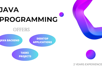 do java console and gui programming projects and tasks
