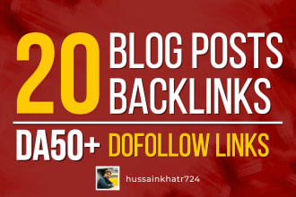 improve your website rankings with high quality blog post backlinks