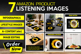 design amazon listing pictures and do photo editing