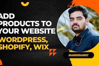 add products to your website, free samples available
