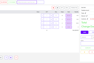 create point of sale pos system