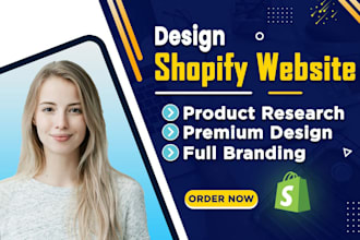 design, redesign shopify store and dropshipping store, shopify website
