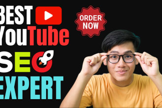 do best youtube video SEO expert optimization and channel growth manager