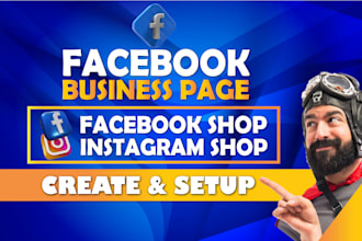 set up your facebook business page, fb shop, instagram shop