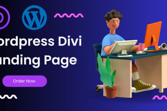 be your divi expert, wordpress divi landing page using divi builder, divi theme