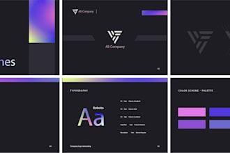 create a corporate logo design and complete brand identity