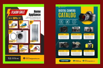 design digital product catalog,  brochure, lookbook, flyer design, catalog