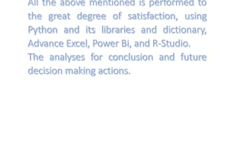 data analyses and visualisation for business intelligence, statistical reports
