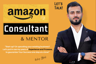 be your amazon fba consultant or mentor