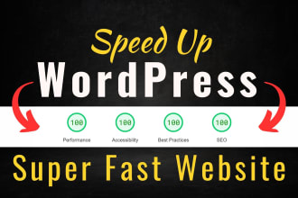 do wordpress speed optimization, speed up wordpress website