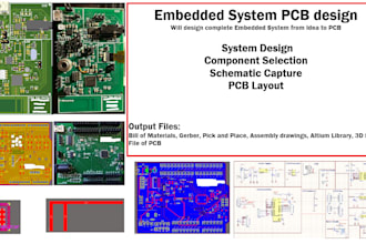 design embedded system projects and pcbs from scratch