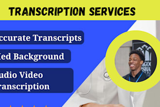 do high quality transcription of any audio and video of up to 1 hr