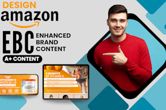 do amazon ebc design, amazon a plus content and product description