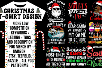 create christmas, xmas tshirt design