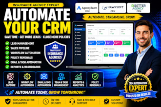 automatize agencyzoom, ezylnx hawksoft, better agency CRM for insurance agencies