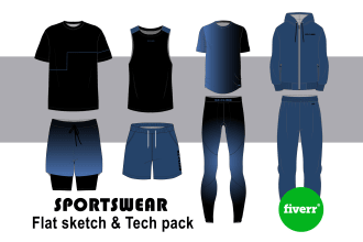 design your man and activewear fashion collection
