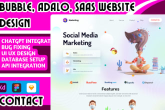 do bubble website, bubble io web, mobile application design as bubble developer