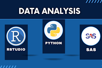 do anything code in r programming, rstudio, python, and sas perfectly